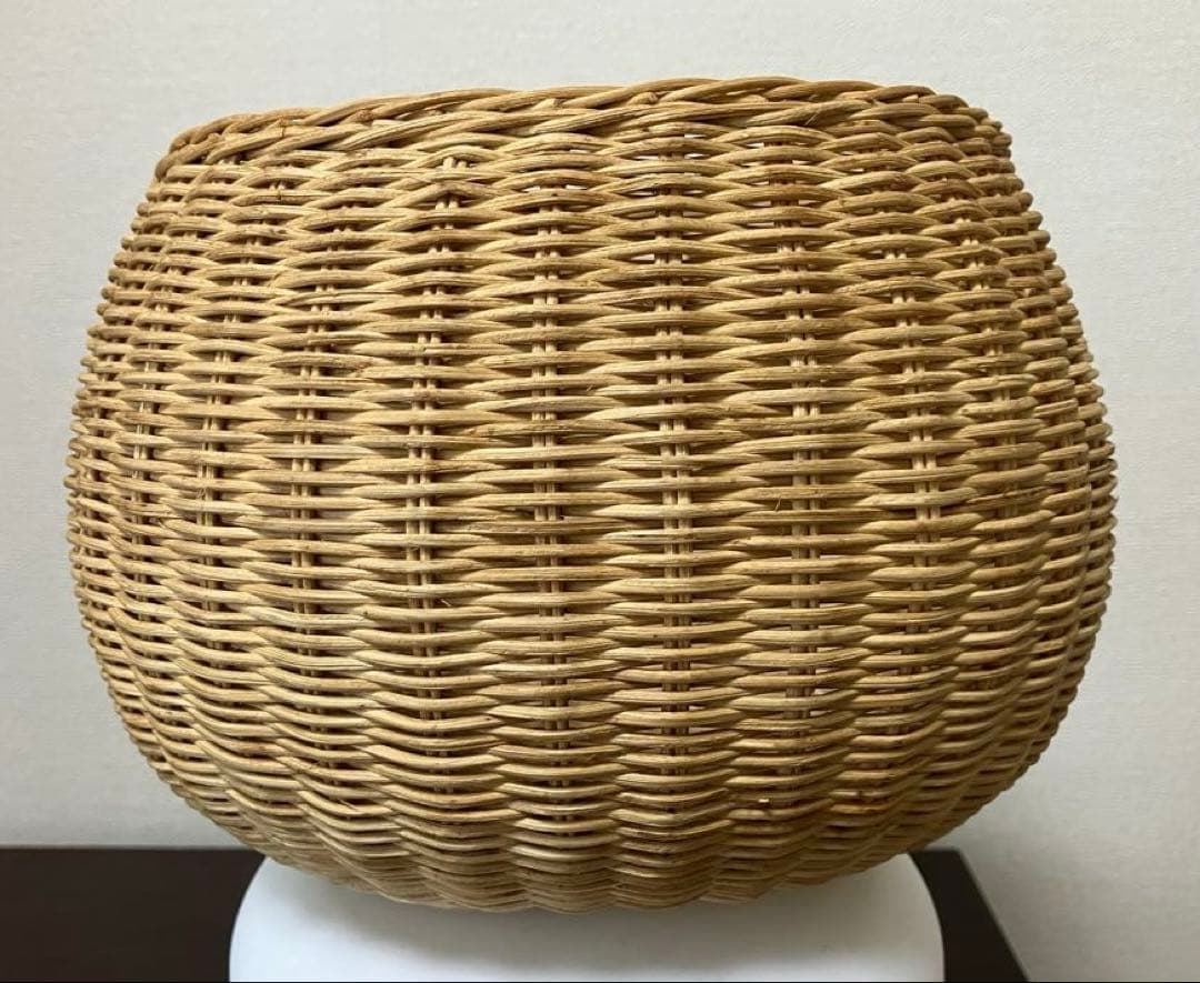 キティ　かご小物入れ　キティ籠　昭和レトロ　キティレア　キティちゃんレトロ