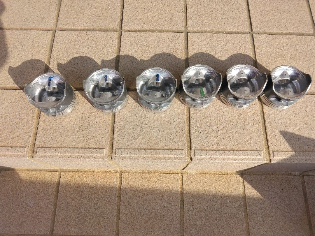 シビックエンジンピストン PM7。6個セット アルミ製