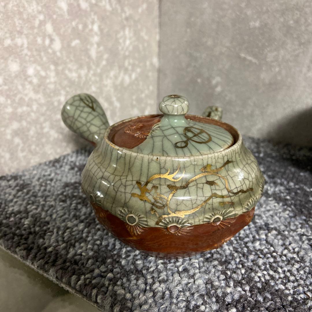 相馬焼　相馬幸山　相馬吉忠　茶器揃い　煎茶揃い　茶器セット　宝瓶　湯さまし　湯呑