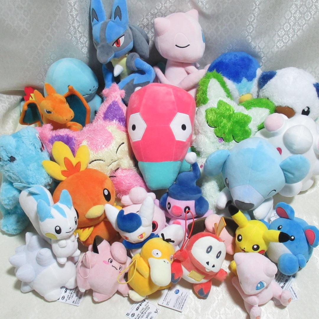 ポケモン【タグ付き】ぬいぐるみ　まとめ売り　25種