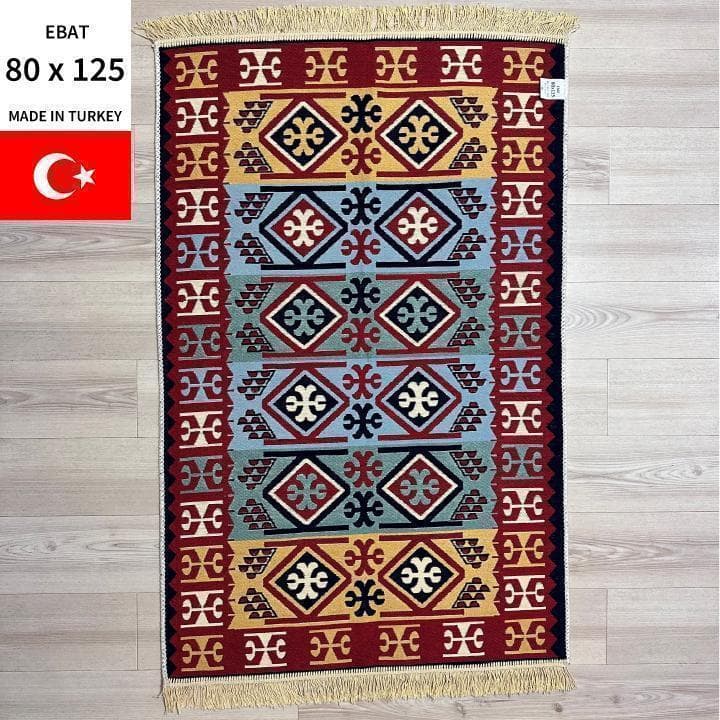 即発送‼️ トルコ製 リバーシブル ラグ キリム 絨毯 玄関マット ペルシャ絨毯