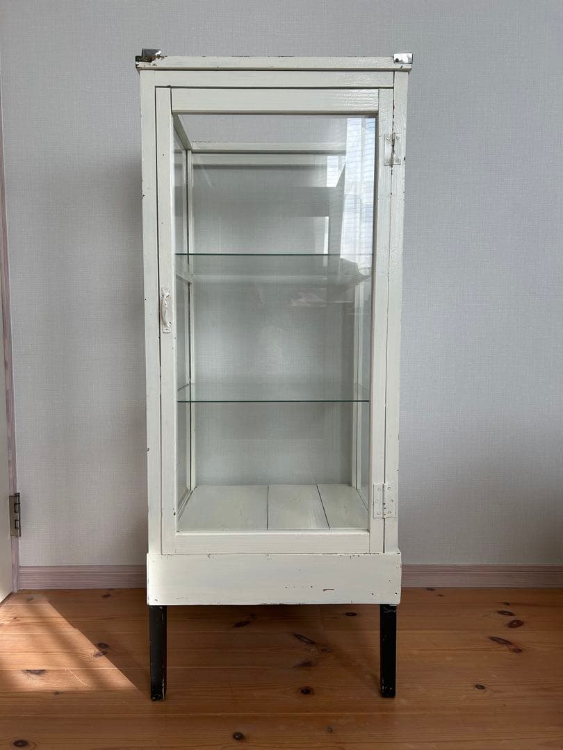アンティーク　レトロ　ガラスショーケース