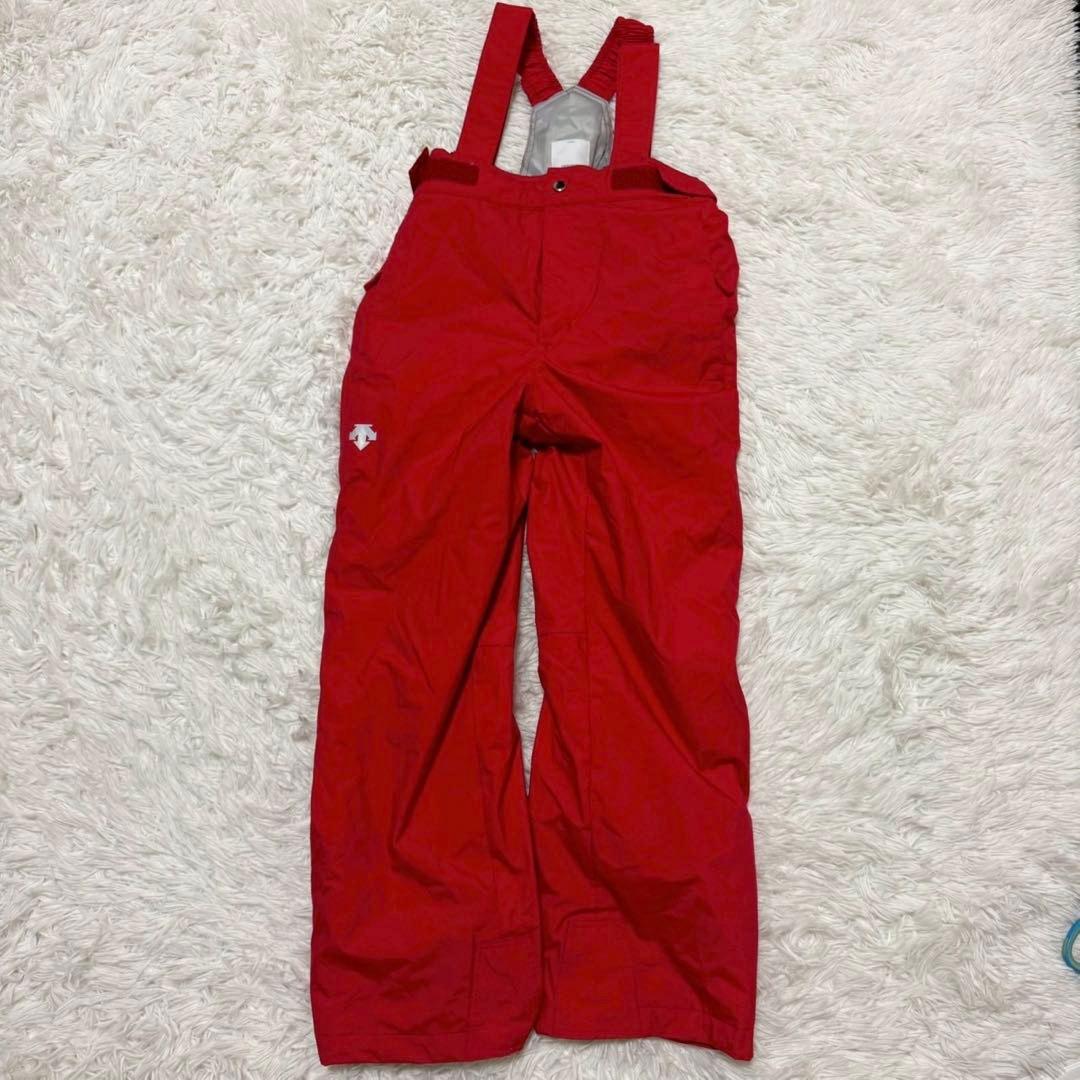 高年式✨デサント スキーウェア セットアップ HEAT NAVI 130cm 赤