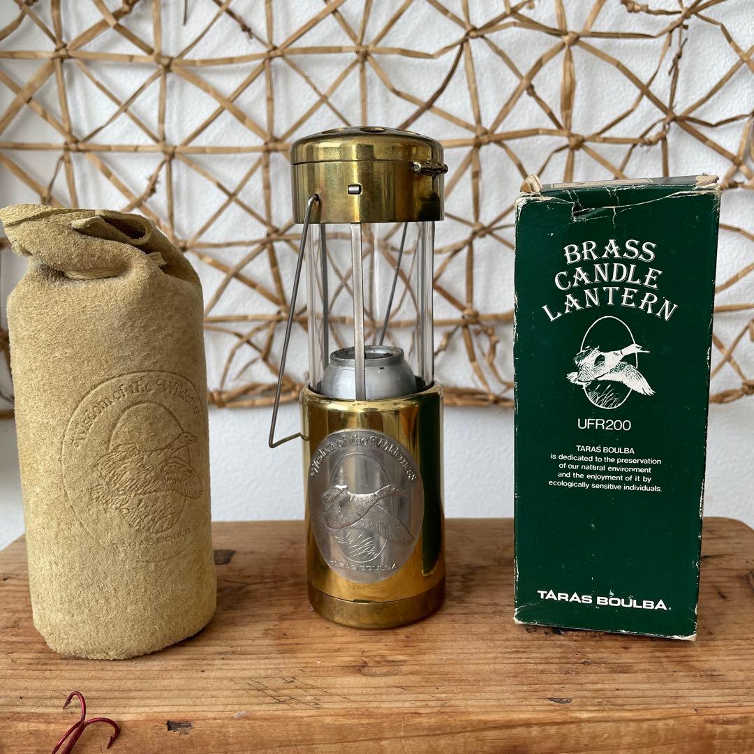 タラスブルバ真鍮製キャンドルランタン アウトドア キャンプ 日本製 ヴィンテージ