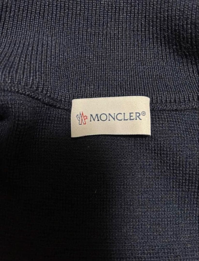 ★モンクレール　ハイブリッドダウンニット　M　ダークネイビー　美品　正規品★
