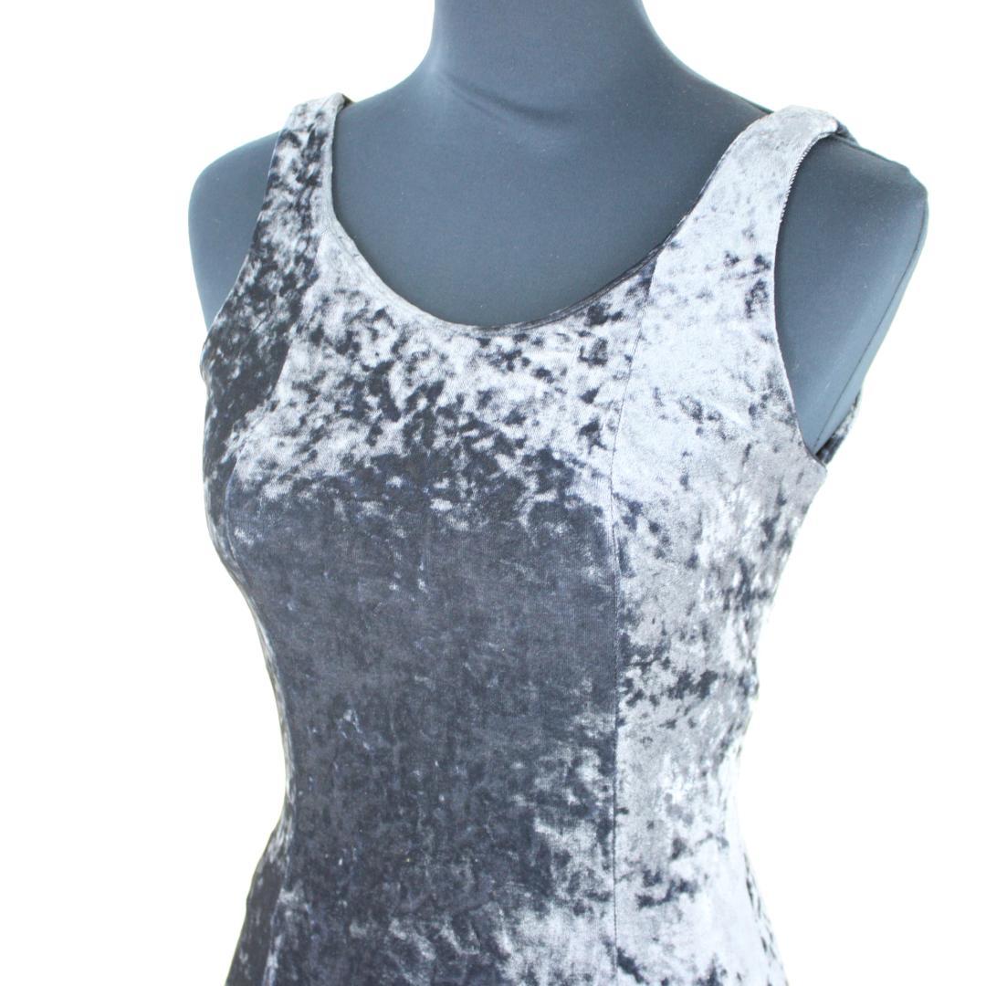 【フラダンス用衣装 美品 ベロアドレス】Aloha kids XS ノースリーブ