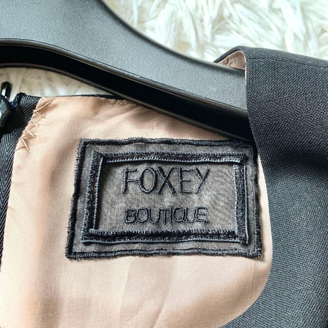 極美品✨高級 定価20万 フォクシー レース チュール ワンピース サマーウール