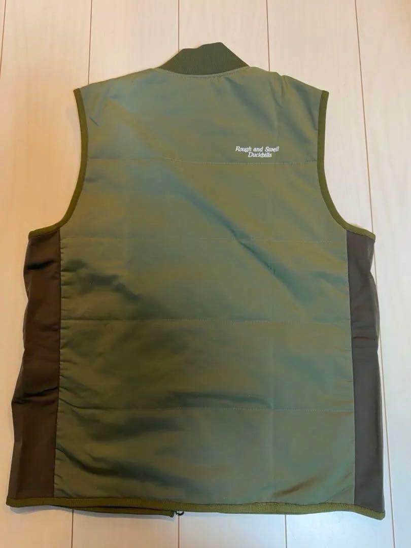 新品未使用 Rough and Swell ベスト　オリーブ　L