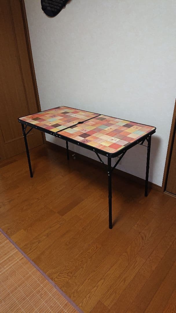 コールマン フォールディングテーブル 120 限定色 ブラックフレーム レア