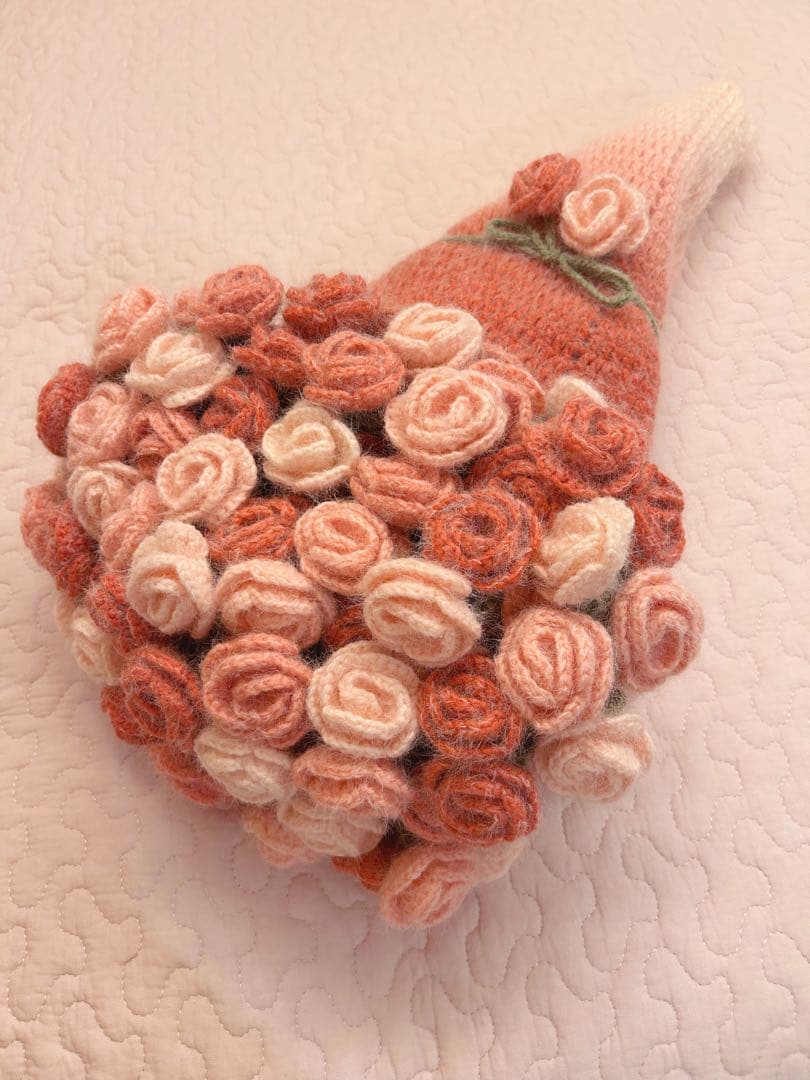 今だけお値下げ中！花束ブランケット フラワーブランケット 完成品