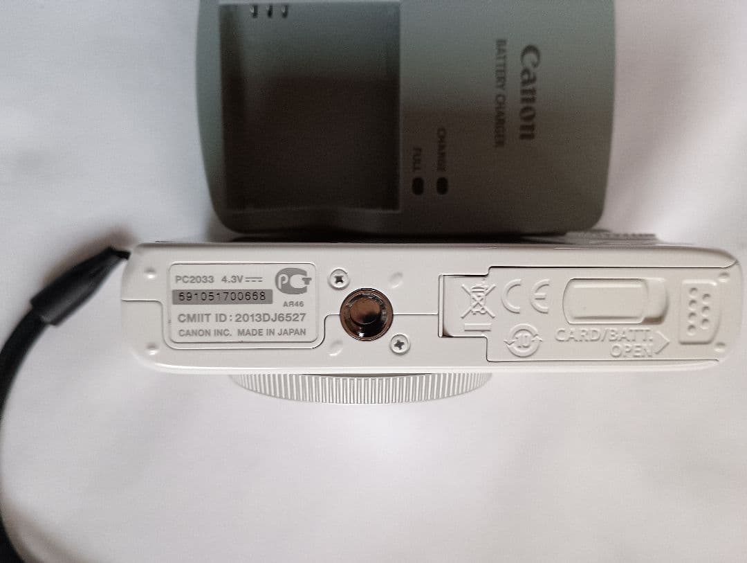 極美品・完備品 Canon PowerShot S200 ホワイトパワーショット