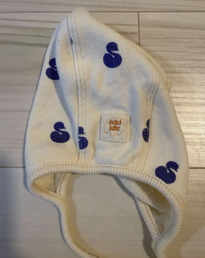 MELTED BUTTER スワンボディスーツ・ボンネットセット