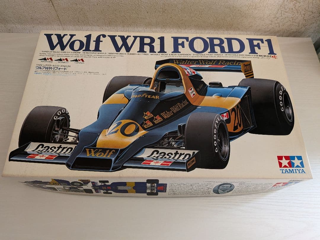 F1 タミヤ製 1/12ビッグスケール ウルフ Wolf WR-1 フォード