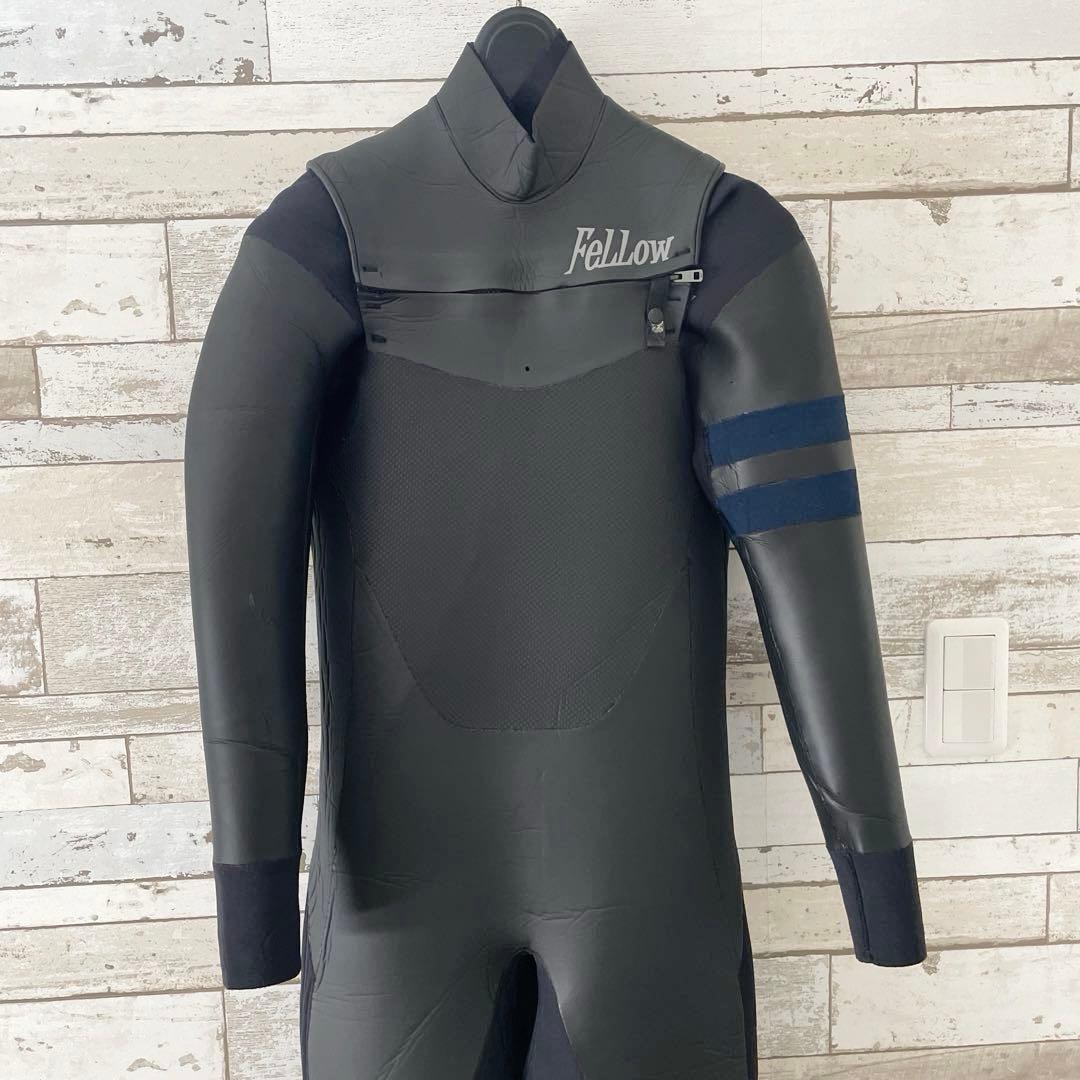 美品【FELLOW メンズML】170cm前後 セミドライ 裏起毛 5/3ミリ
