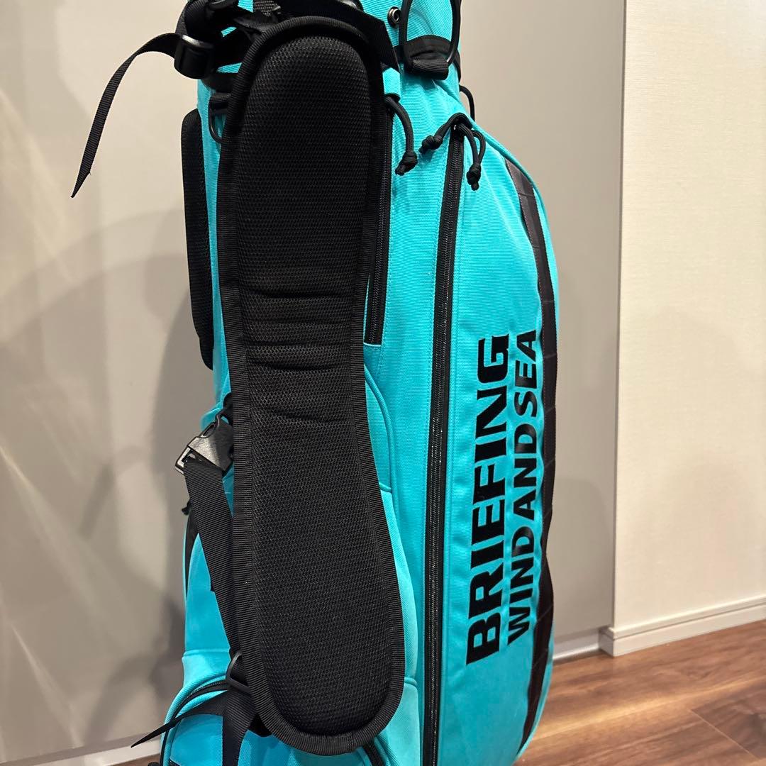 BRIEFING WINDANDSEA ゴルフバッグ ターコイズ キャディバッグ