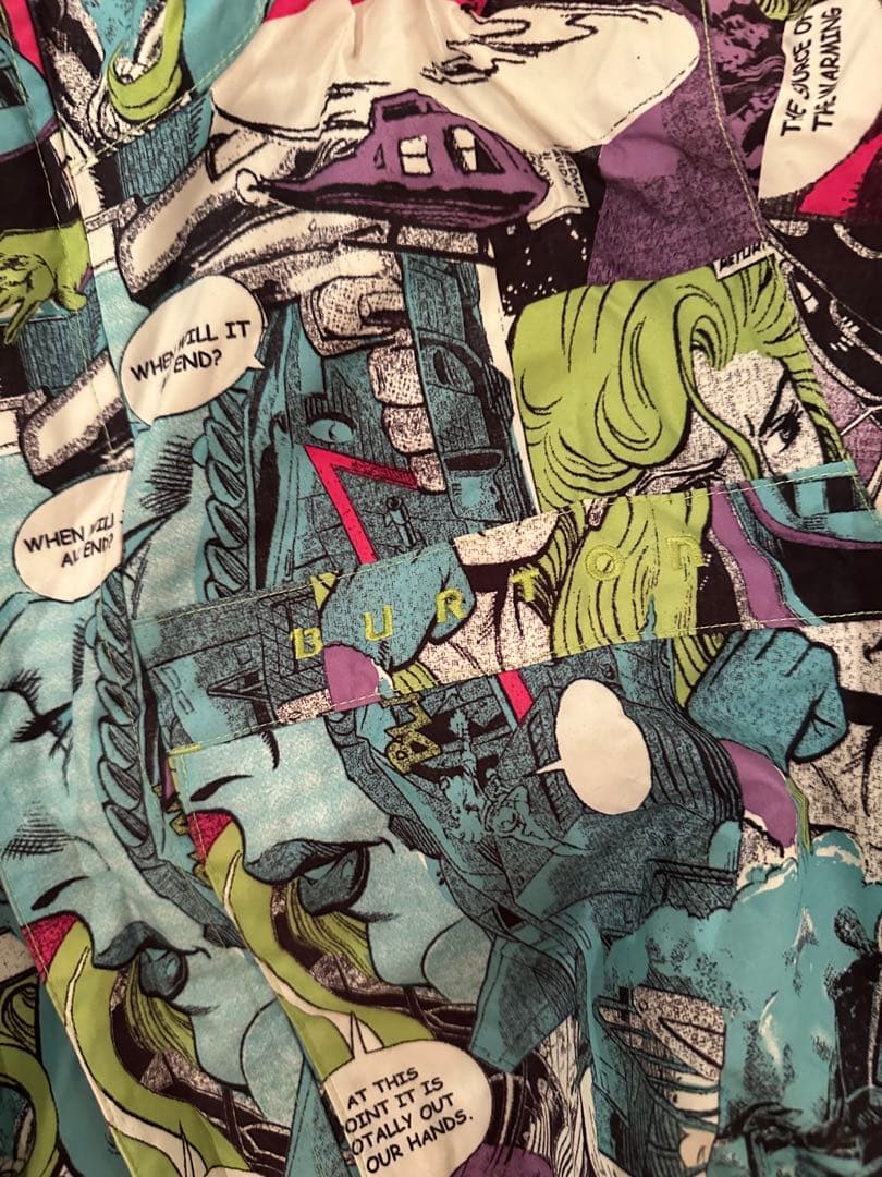 Burton コミックプリント スノーボードウェア 男性用　バートン　レディース