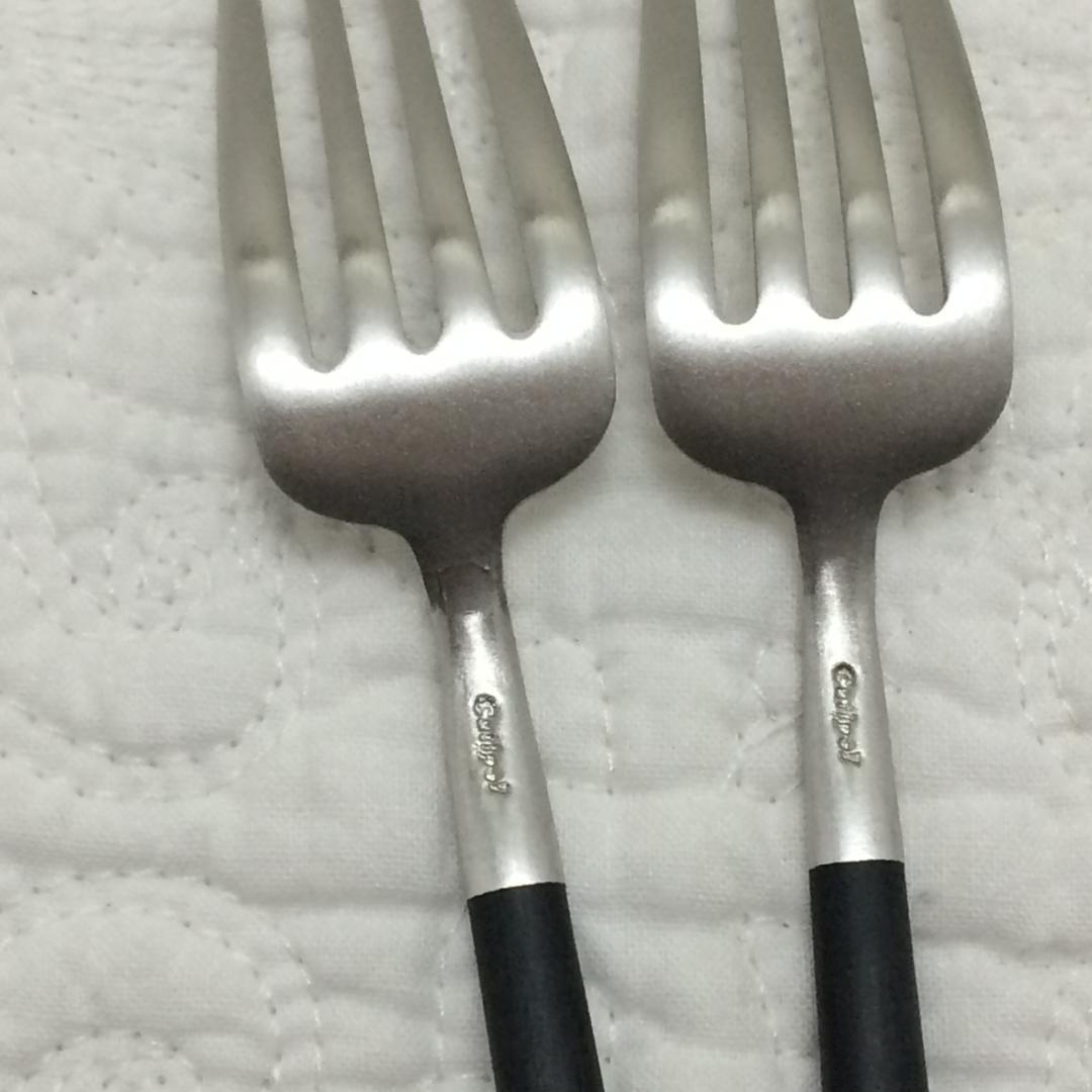 umi　クチポール　GOA　ブラック＆シルバー　デザートK＆F　計５本