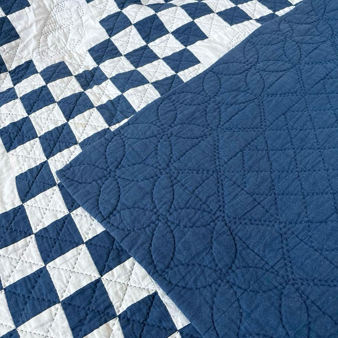 ♦︎ポルシェ356デザイン ハンドメイドパッチワーク　ベッドカバーシングルサイズ