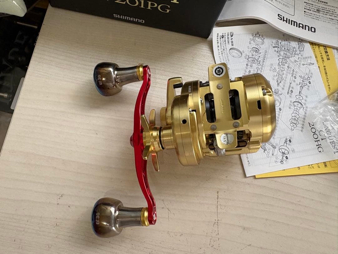 ★☆シマノ 18オシアコンクエスト CT 201PG カスタム　美品