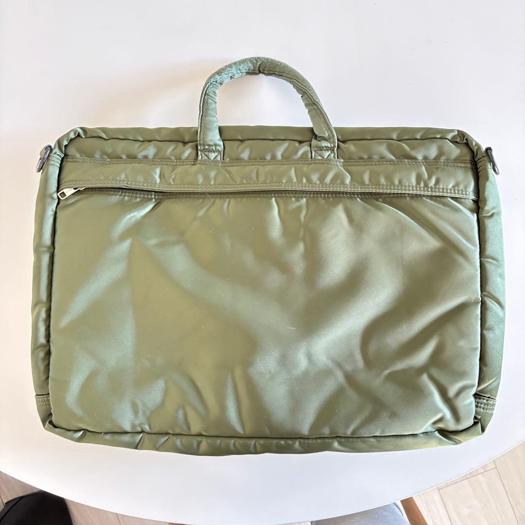 ポーター タンカー 2way ビジネスバッグ セージグリーン