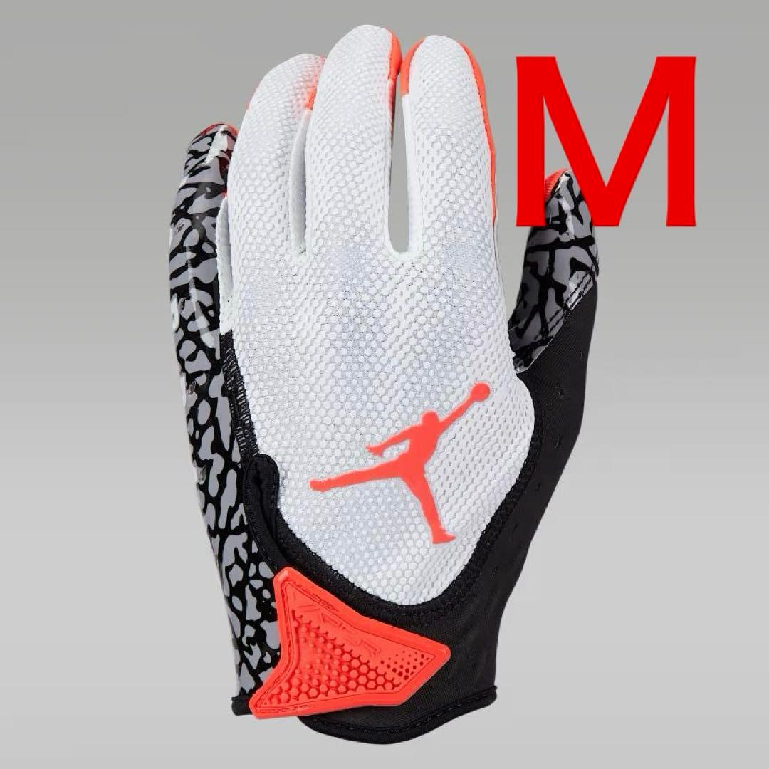 【新品】 アメフト Jordan Jet 7.0 グローブ Infared　M