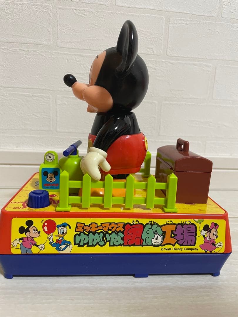 ミッキーマウス ゆかいな風船工場　昭和レトロ　未使用品　ディズニー