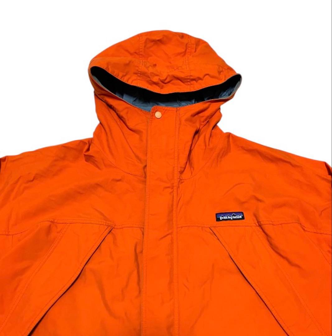 専用　98年製 パタゴニア ストームジャケット マンゴーオレンジ S シェル