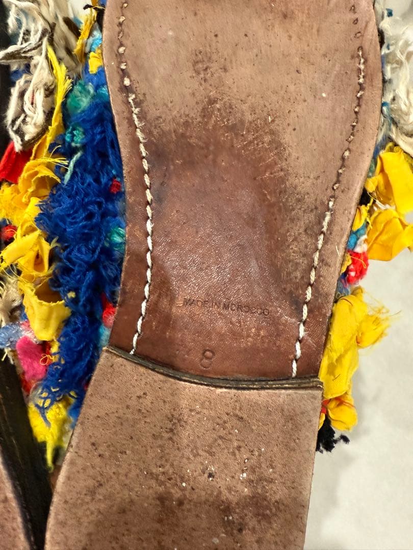 【Afro-de-porori 】CALLA バブーシュ　サボ