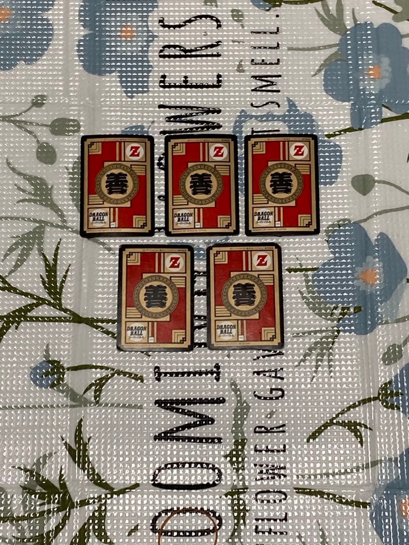 ドラゴンボールスーパーバトルノーマルカードブルマ　5枚セット