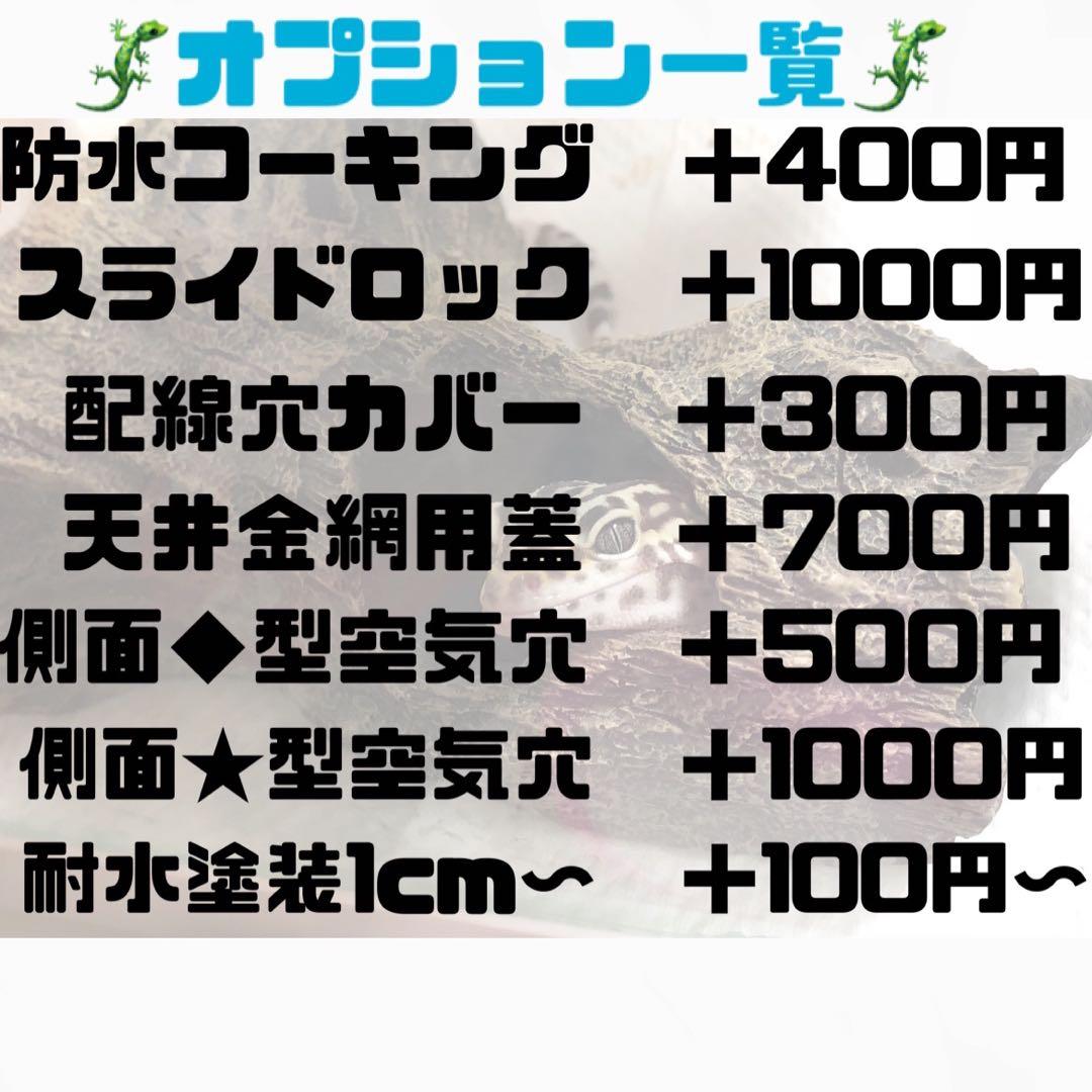 爬虫類ケージ　爬虫類飼育ゲージ　90×45×45 天井金網仕様