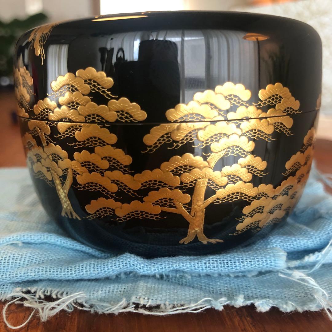 茶道具　平棗　一斉　金蒔絵