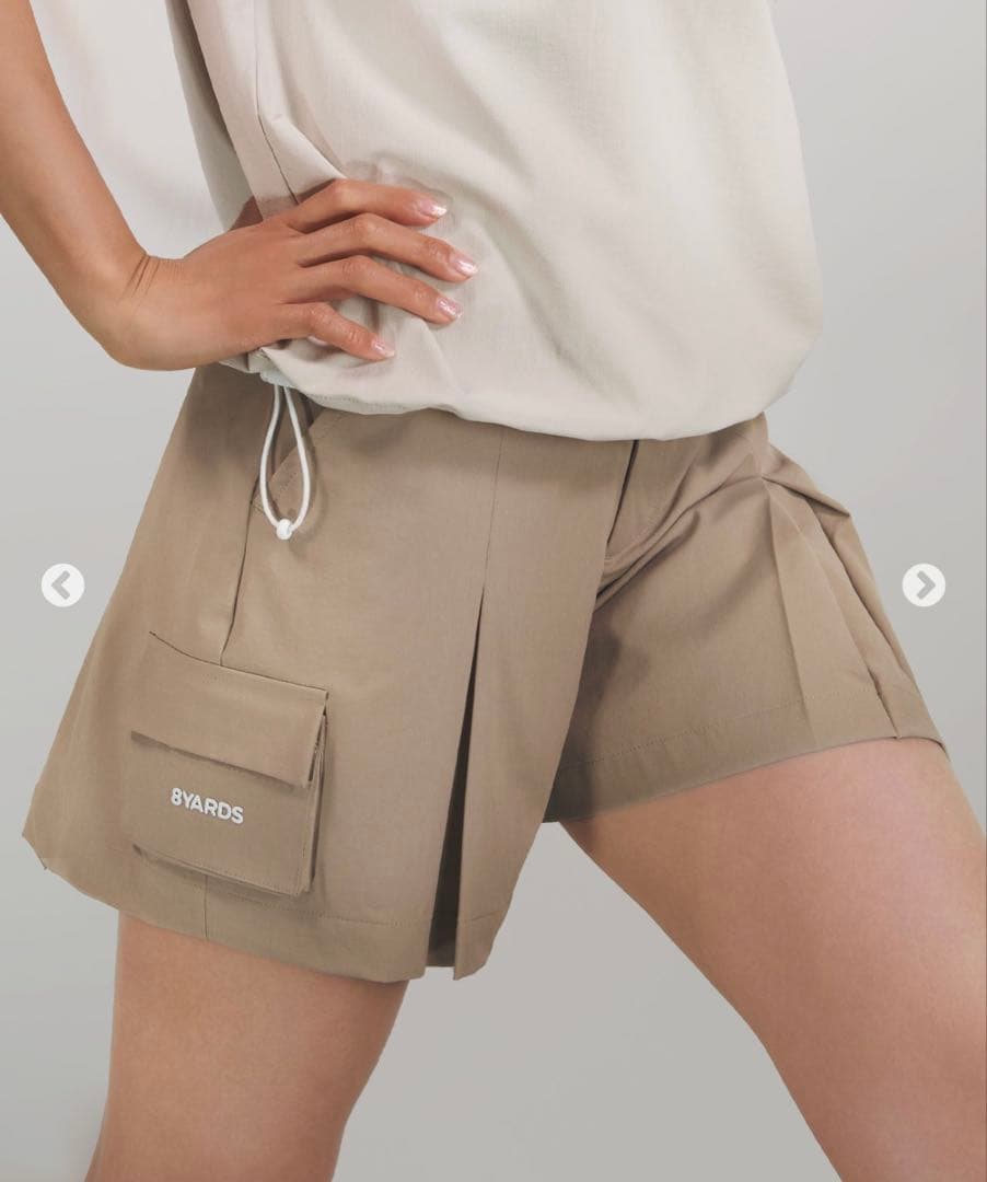 新品／希少完売品／8YARDS レディース プリーツショーツ