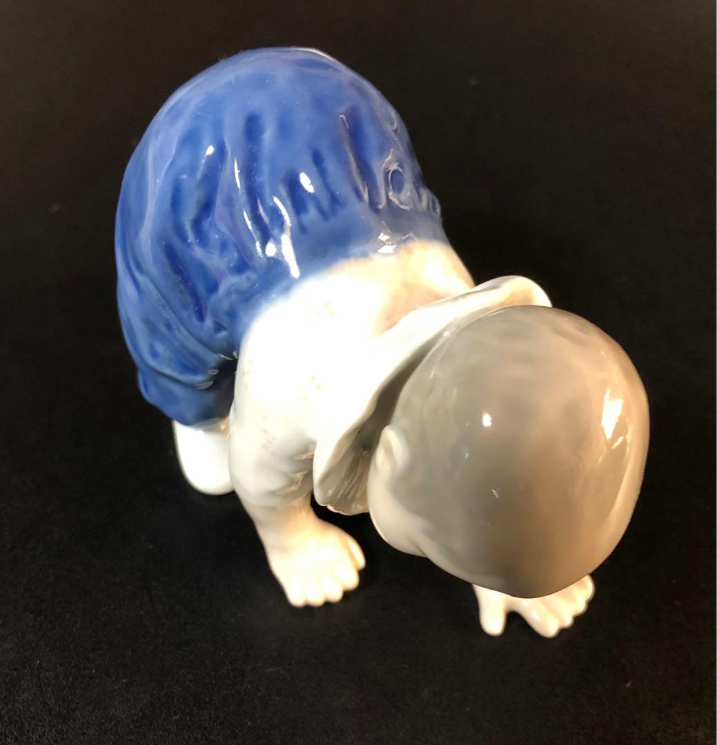 ロイヤルコペンハーゲン　＃527ガチョウと少女　＃1518はう赤ちゃんの2体‼️