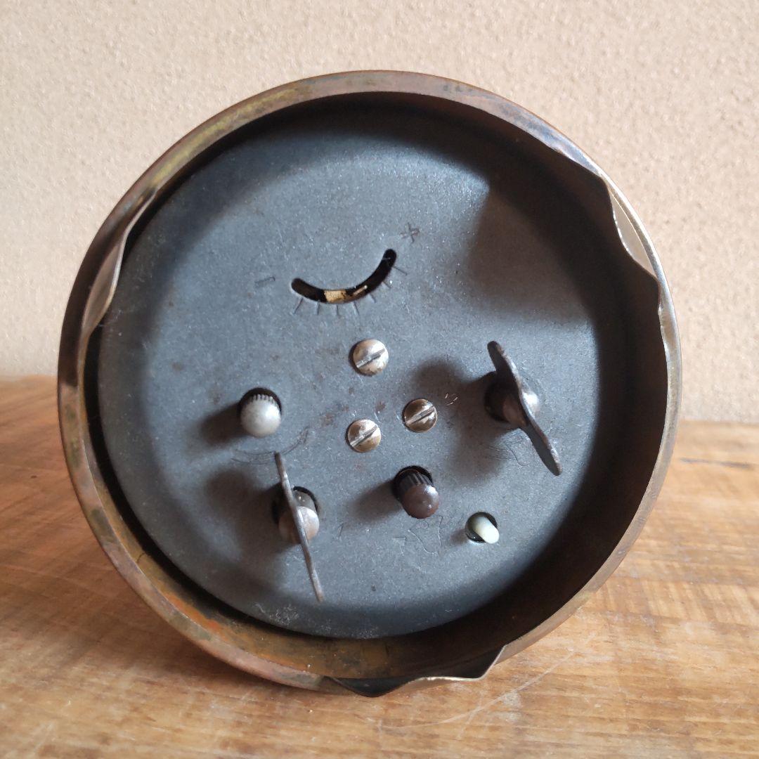 【稼動品】鳥かご時計 鳥籠時計 置時計 ゼンマイ式 アンティーク 美品