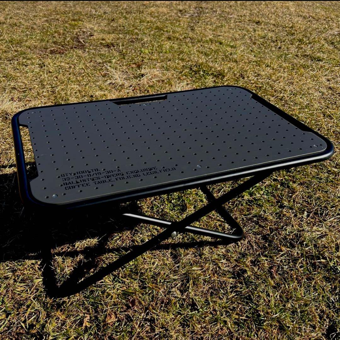 DVERG×Ballistics ローバーテーブル チャコール