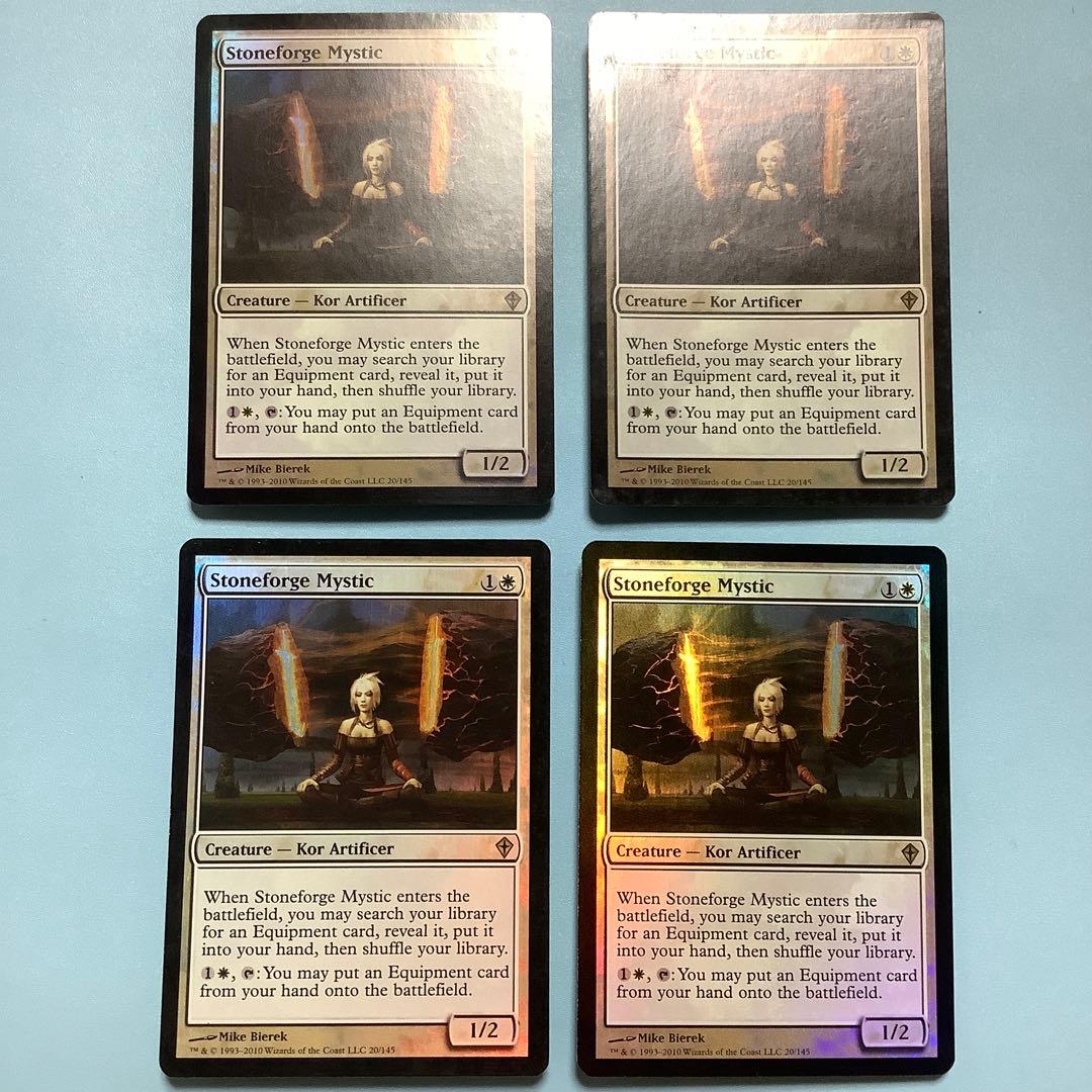 石鍛冶の神秘家/Stoneforge Mystic WWK英語foil4枚セット