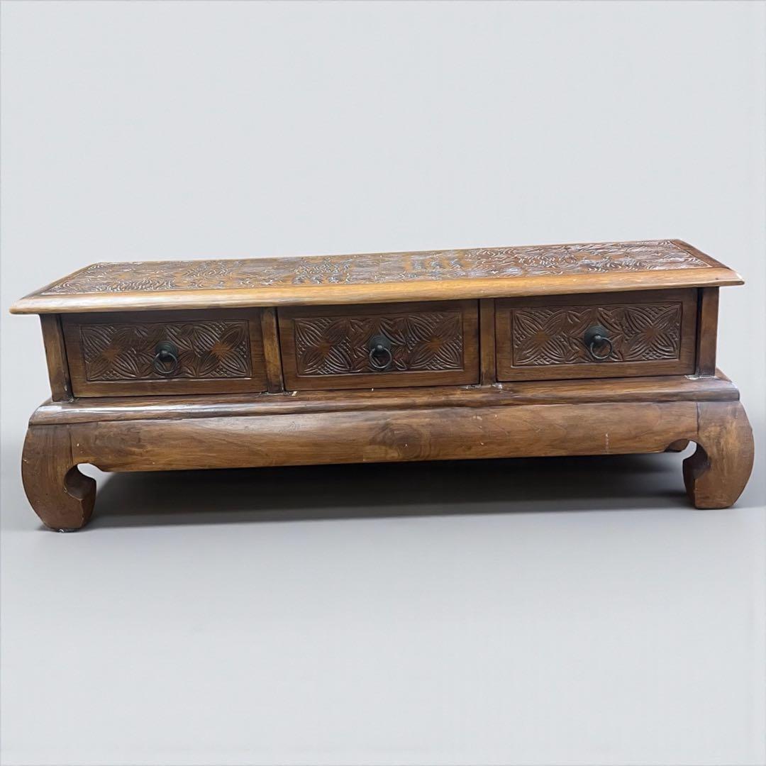 アジアン家具 アンティーク調 ルントローボード テレビ台