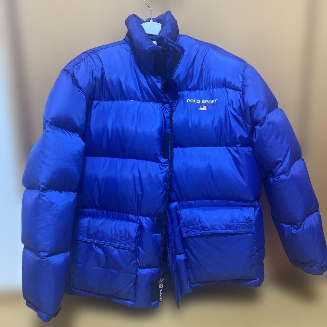 POLO SPORT ダウンジャケット 青 二日間のみ値下げ‼️