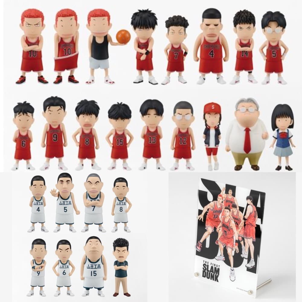 正規品 スラムダンク フィギュア　湘北　山王セット　アクリルボード