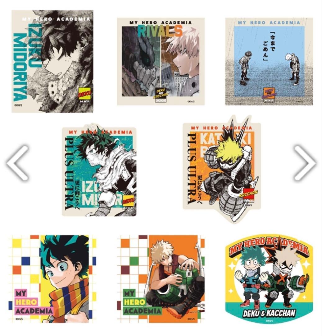 ヒロアカ アートステッカー RIVALS 全種セット+ 特典付き（爆豪勝己）