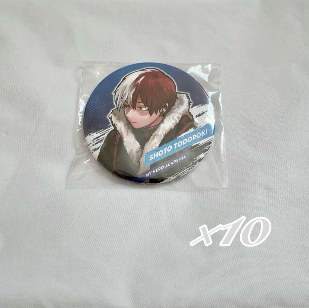 ヒロアカ 轟焦凍 コレクション缶バッジ 冬十傑 10点