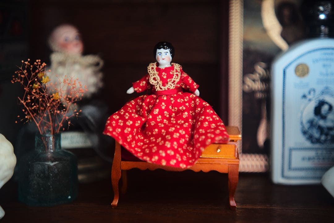 チャイナヘッドドール ビスクドール ミニチュア ドールハウス ブライス