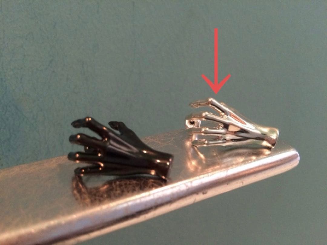 未使用　hazama ピアス ゴールド