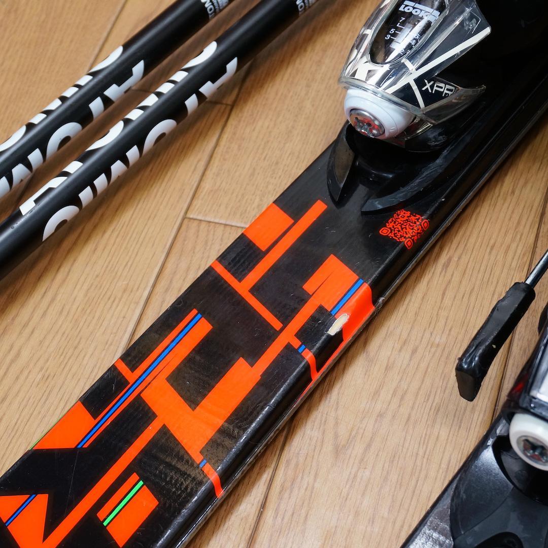 メンテ済 150cm靴26.5cm ROSSIGNOL 中高生向き スキーセット