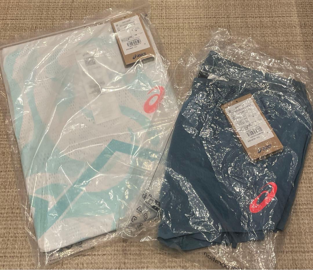 asics SPEED SINGLET & ランパン セット　　Mサイズ
