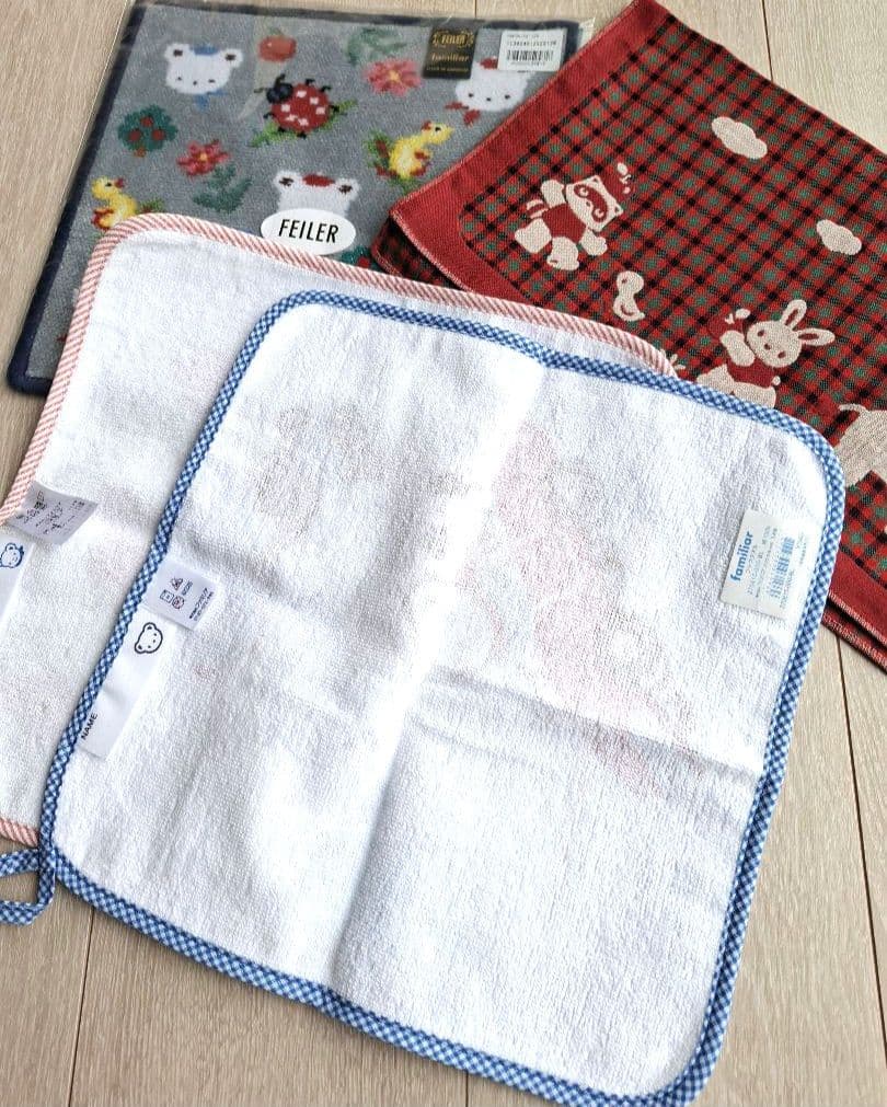 12/16まで最終お値下げ フェイラーコラボハンカチ ファミリア