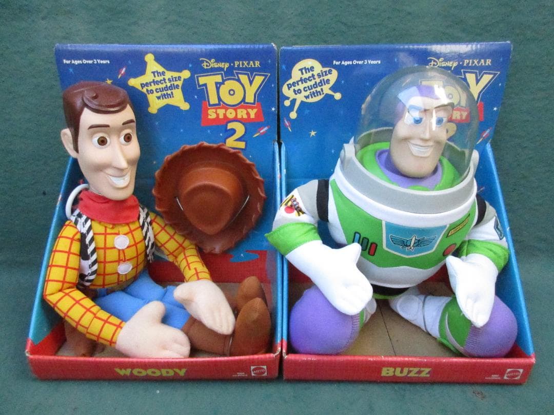 ★当時物トイストーリー2マテル社フィギュア/ぬいぐるみ2点セット