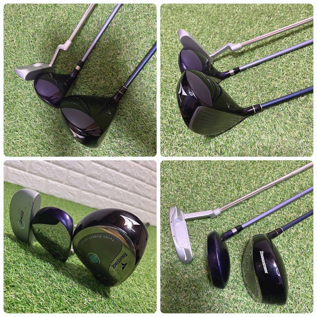 美品 おまけ多数 ツアーステージViQ CL他 レディースゴルフクラブ8本セット