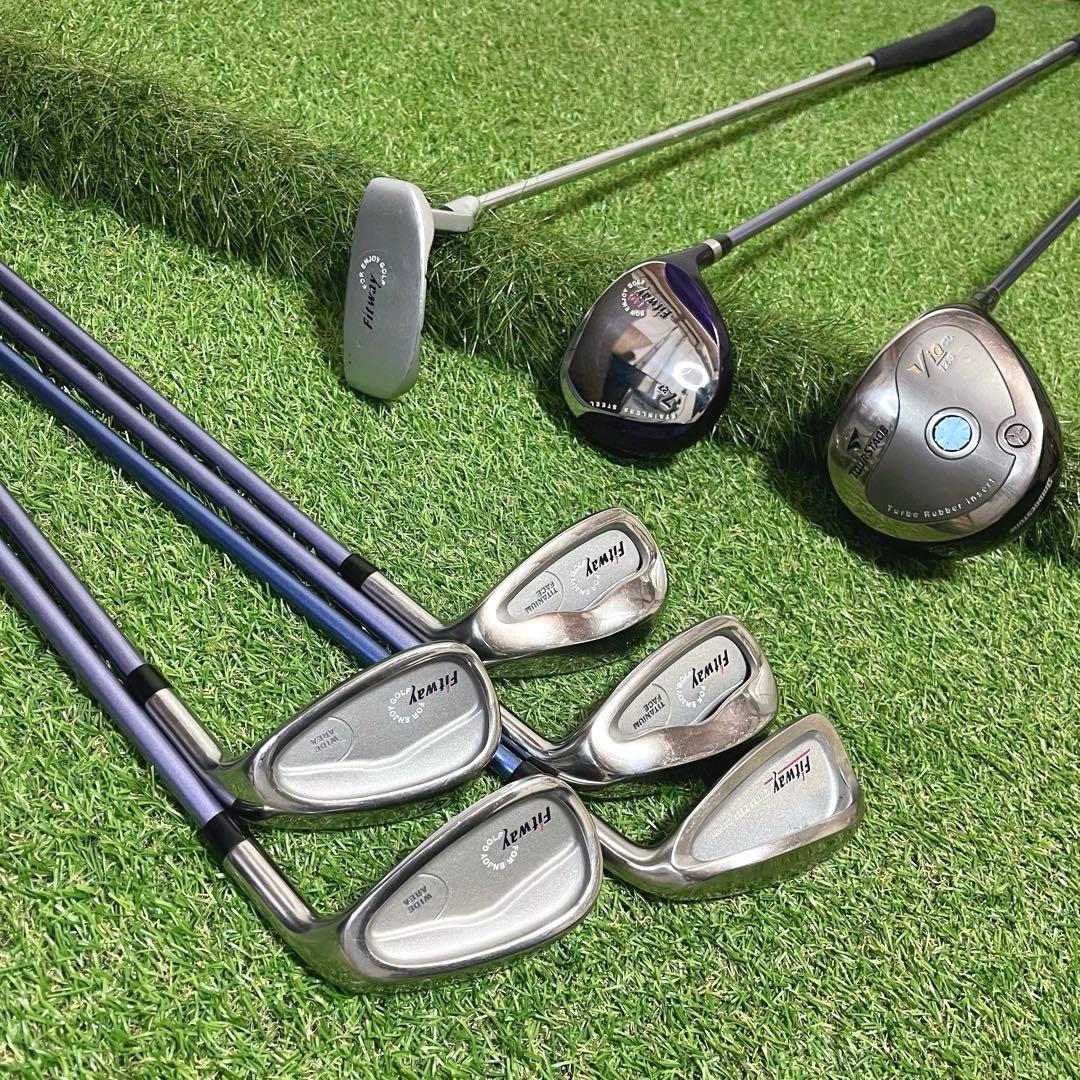 美品 おまけ多数 ツアーステージViQ CL他 レディースゴルフクラブ8本セット