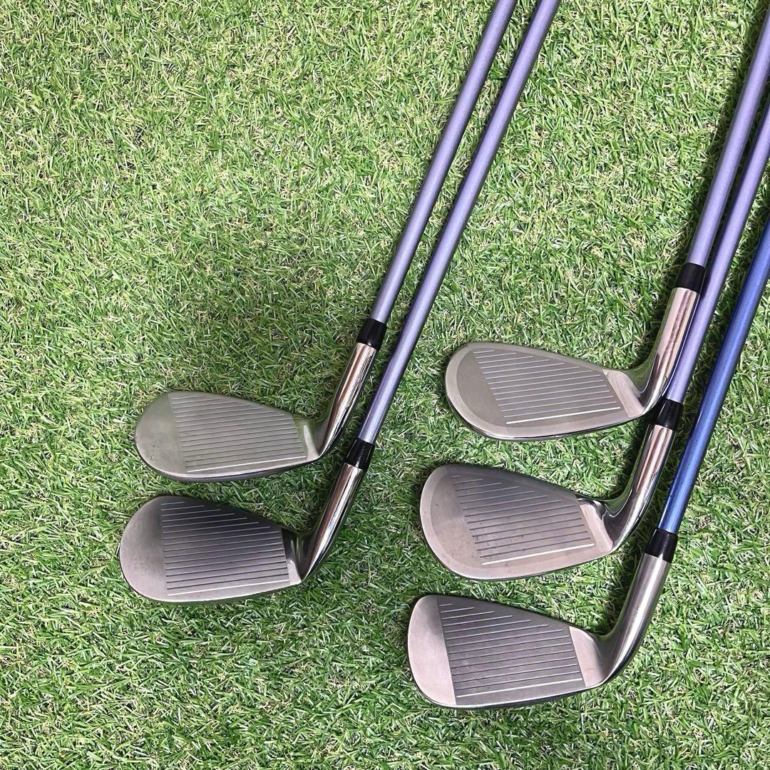 美品 おまけ多数 ツアーステージViQ CL他 レディースゴルフクラブ8本セット